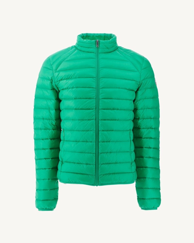 Green JOTT Matt Lightweight Men's Padded Jackets | BMD-2540