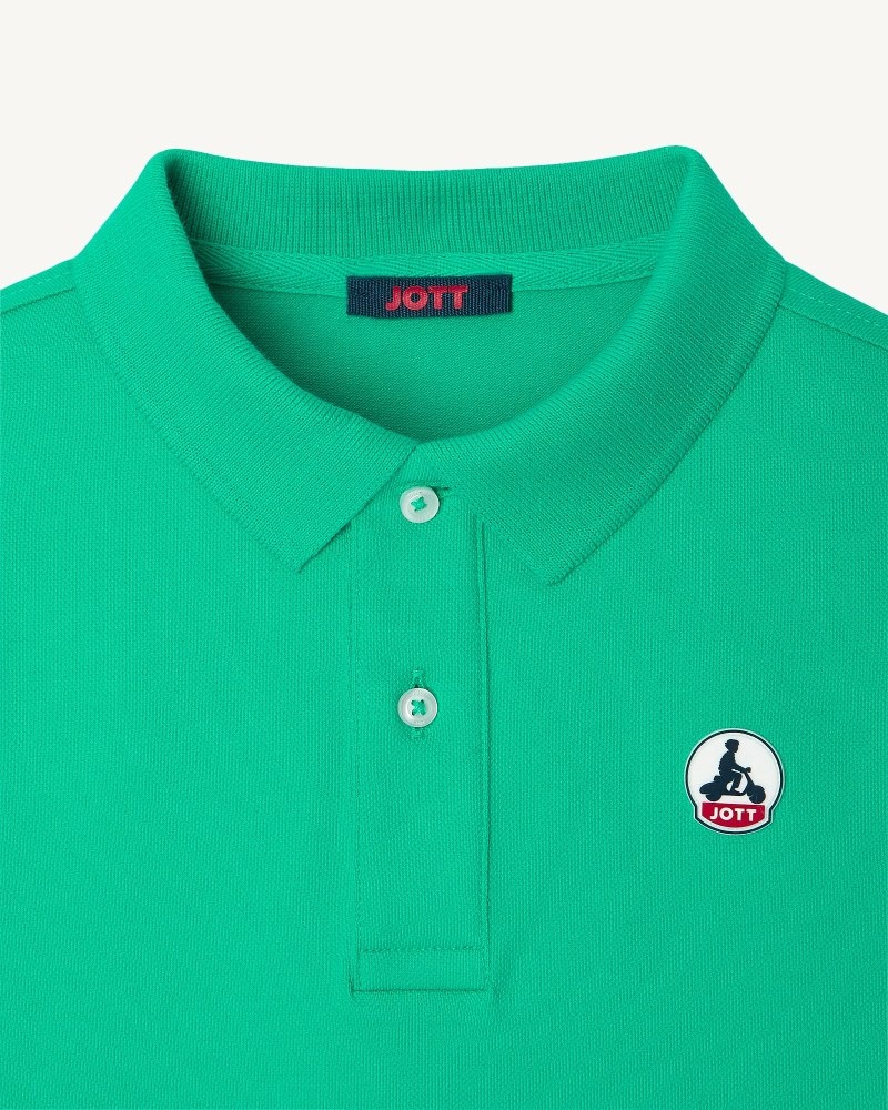 Green JOTT Salvador Kids' Polo Shirts | HHL-0788