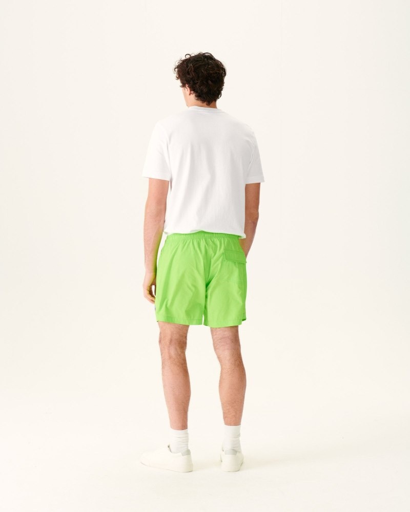 Green / White JOTT Biarritz Men's Swim Shorts | PRQ-6642