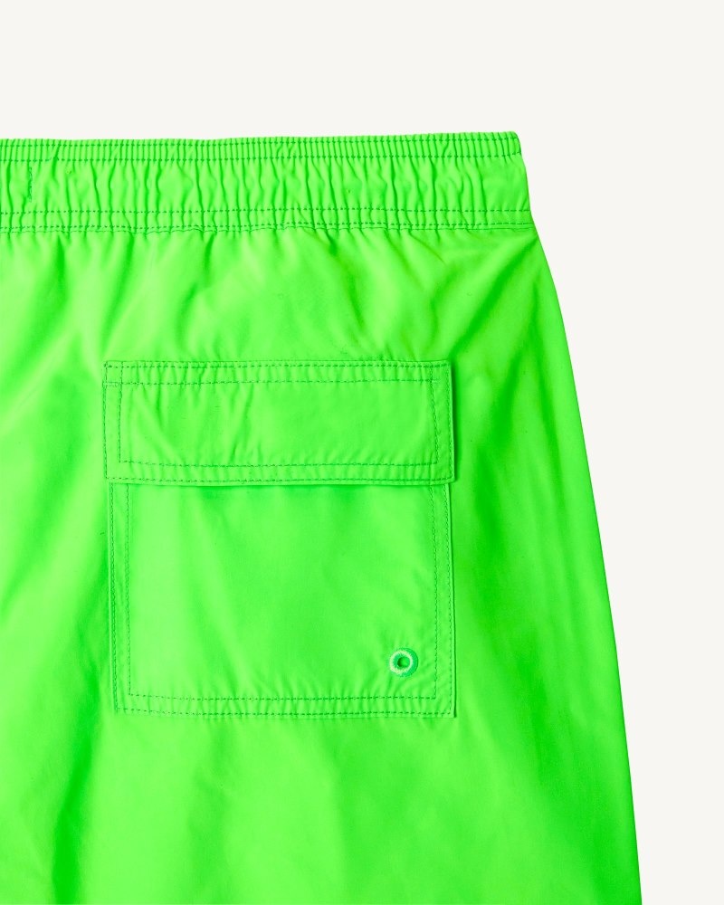 Green / White JOTT Biarritz Men's Swim Shorts | PRQ-6642