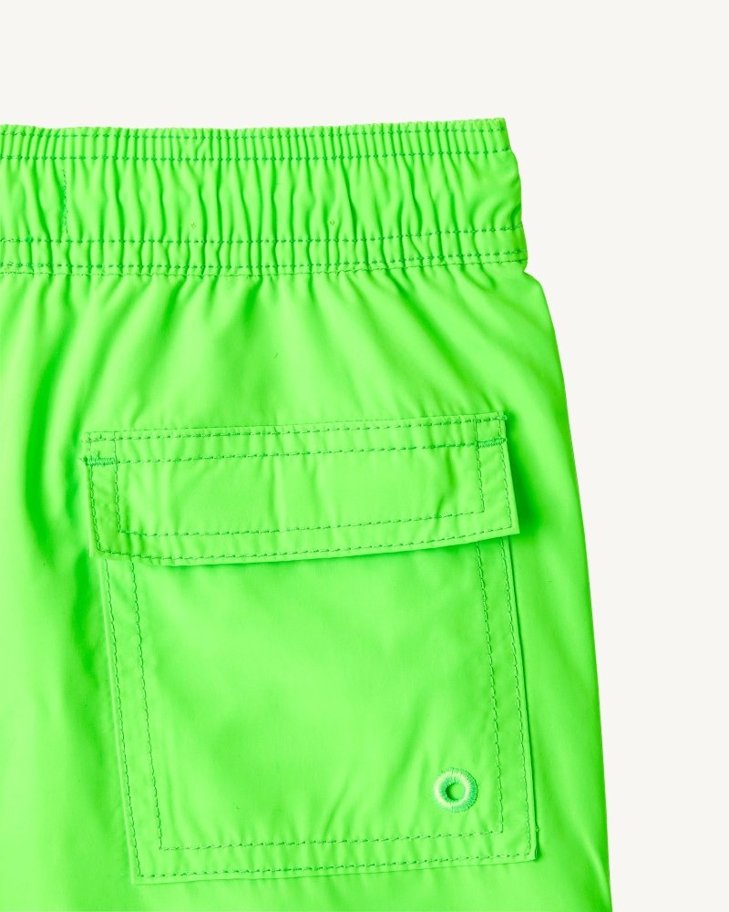 Green / White JOTT Cassis Kids' Swim Shorts | QWN-2861