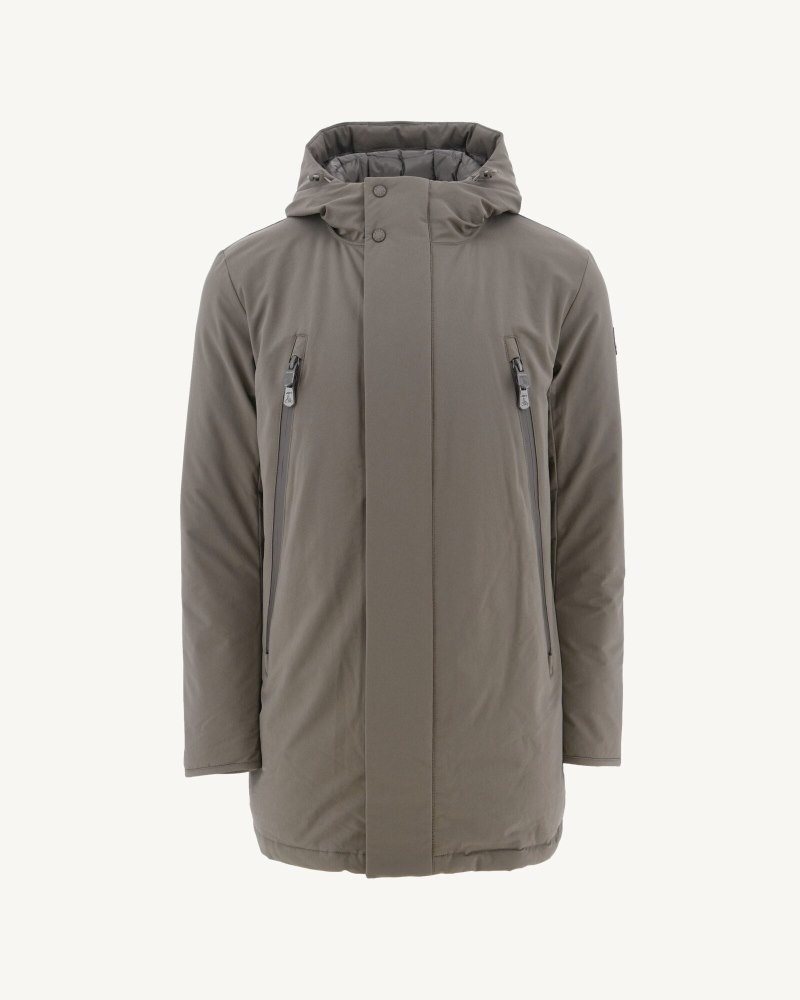 Grey Brown JOTT Iceberg Men's Puffer Jackets | SSA-5556