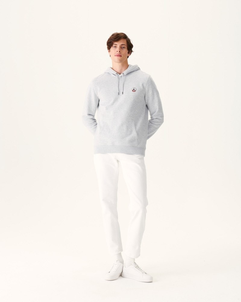 Grey JOTT Mataro Men's Hoodie | CTN-7108