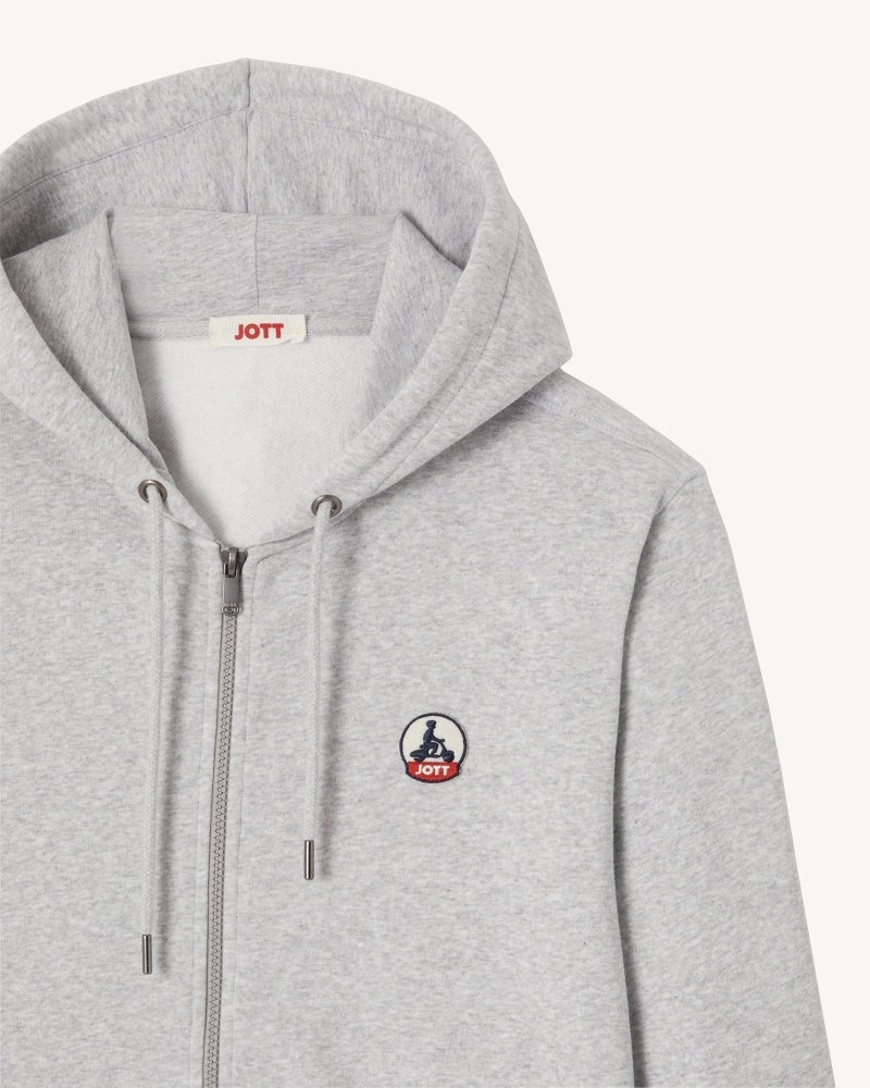 Grey JOTT Mexico Men's Hoodie | AWN-4912