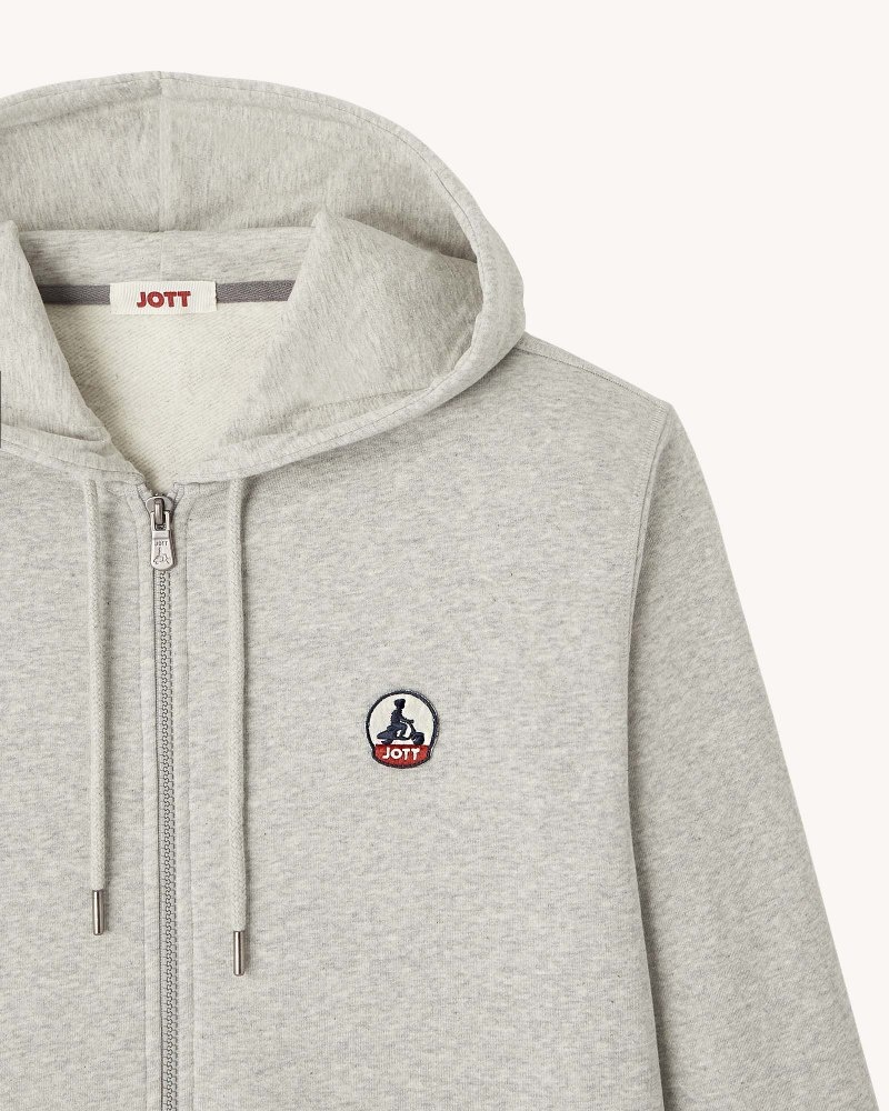 Grey JOTT Mexico Men's Hoodie | WTM-6028