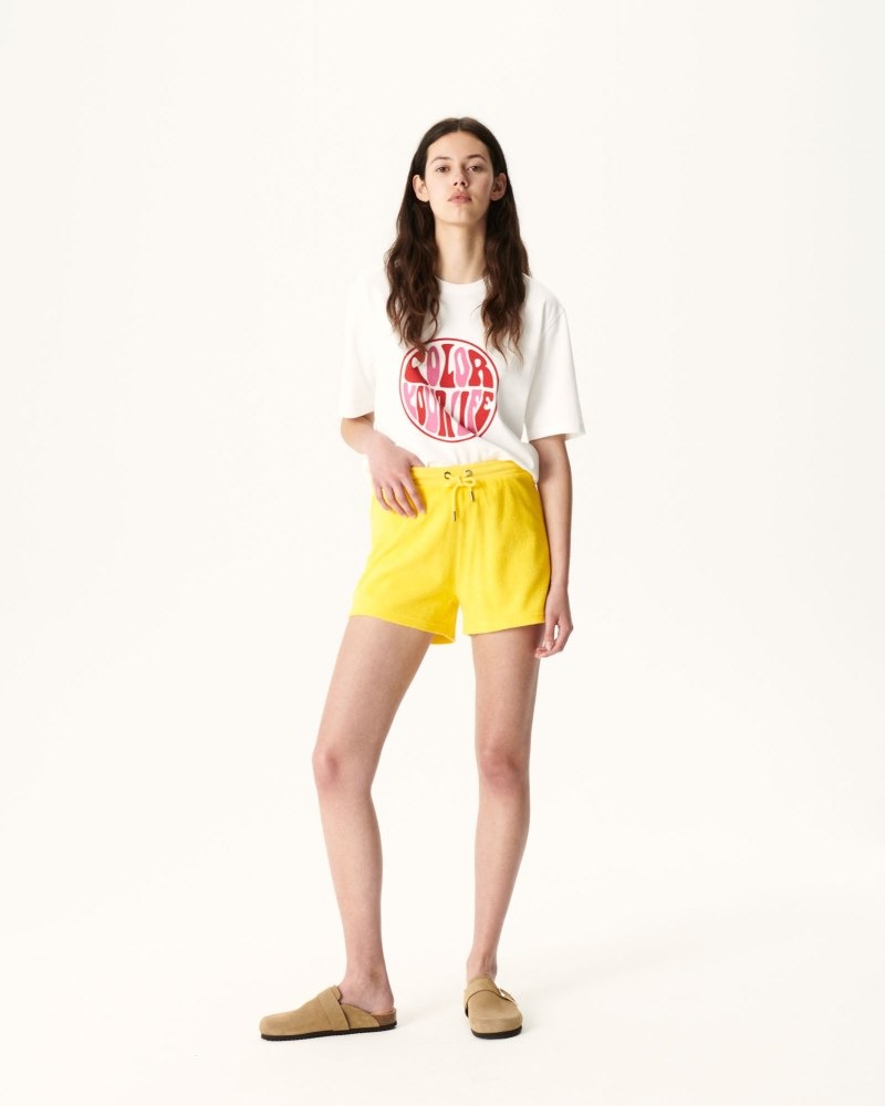 Lemon JOTT Alicante Terry Women's Shorts | XFW-0078