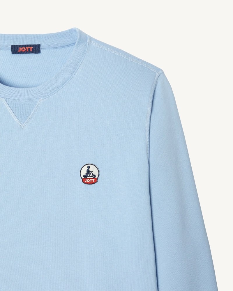 Light Blue JOTT Braga Men's Sweatshirts | FHC-1393