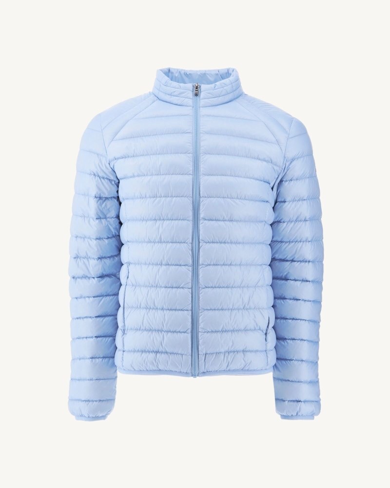 Light Blue JOTT Mat Lightweight Men's Down Jackets | PVA-1423