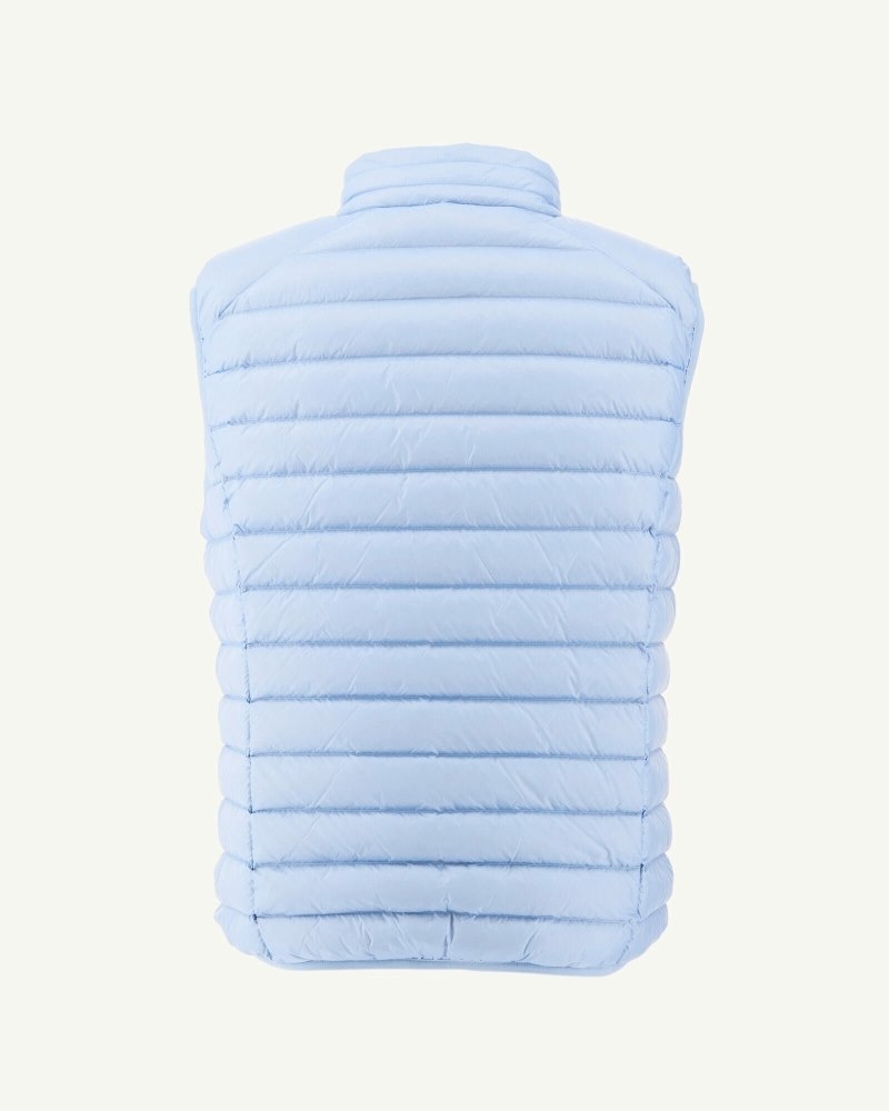 Light Blue JOTT Tom Sleeveless Men's Padded Jackets | GQH-6247