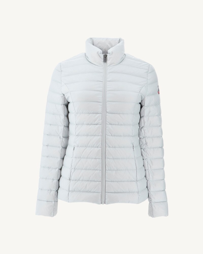 Light Grey JOTT Cha Lightweight Women's Down Jackets | HXR-7680