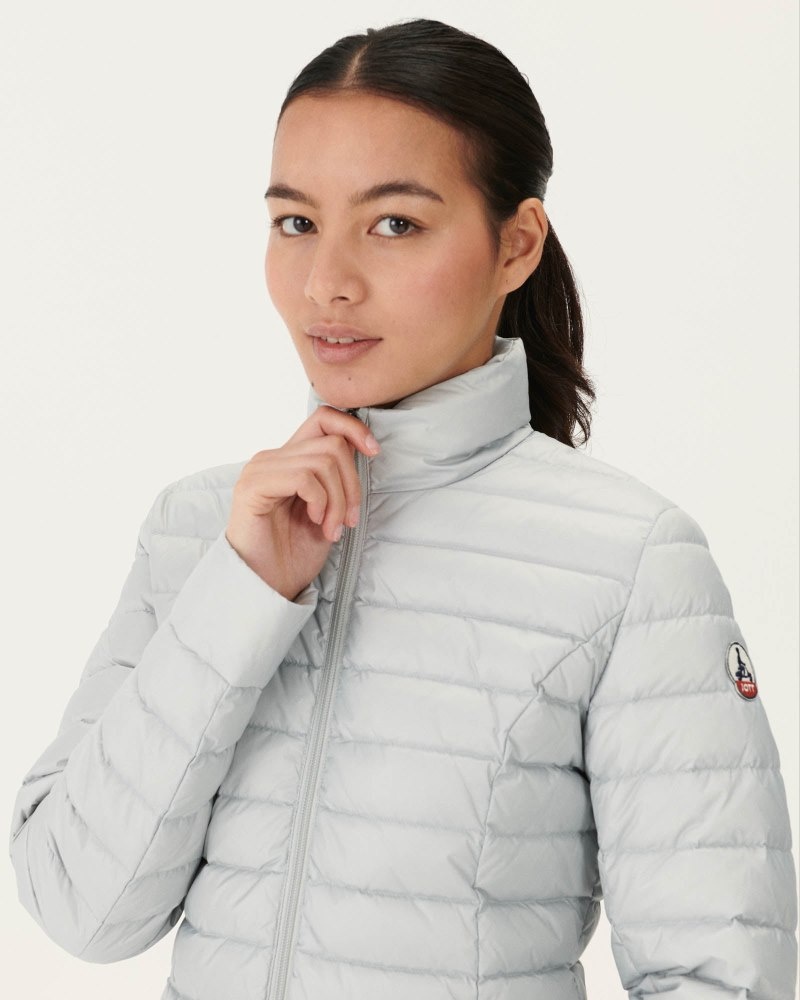 Light Grey JOTT Cha Lightweight Women's Down Jackets | HXR-7680