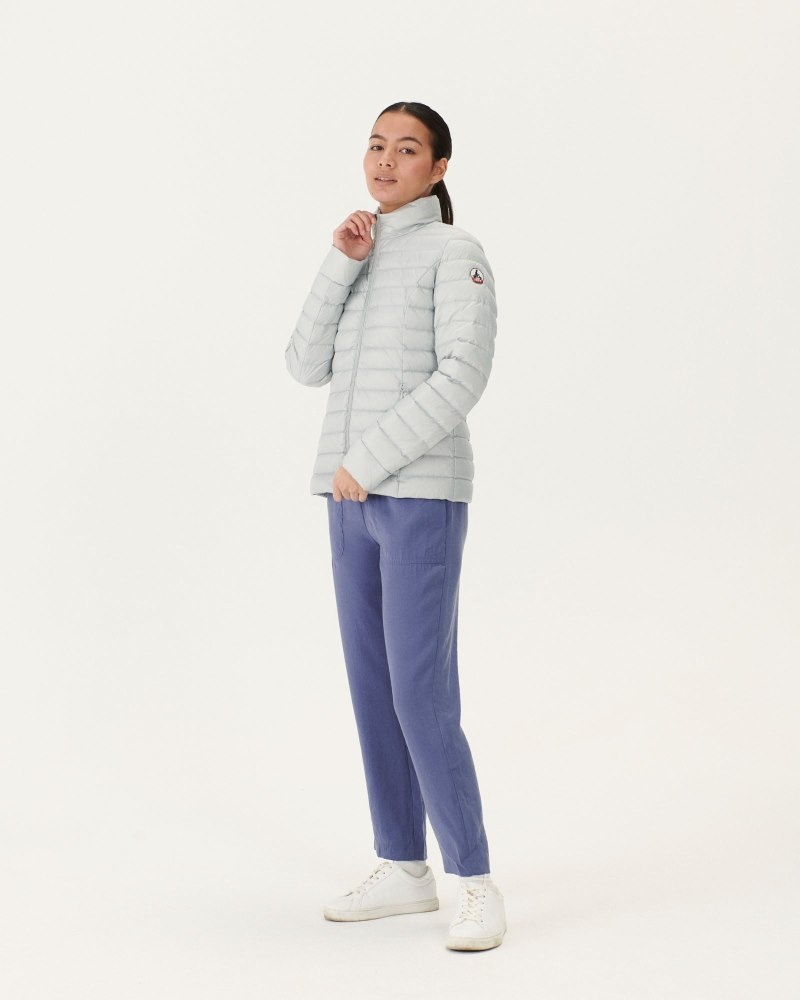 Light Grey JOTT Cha Lightweight Women's Down Jackets | HXR-7680