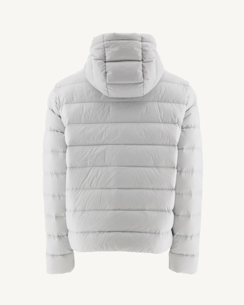 Light Grey JOTT Jorge Hooded Men's Puffer Jackets | WJP-3149