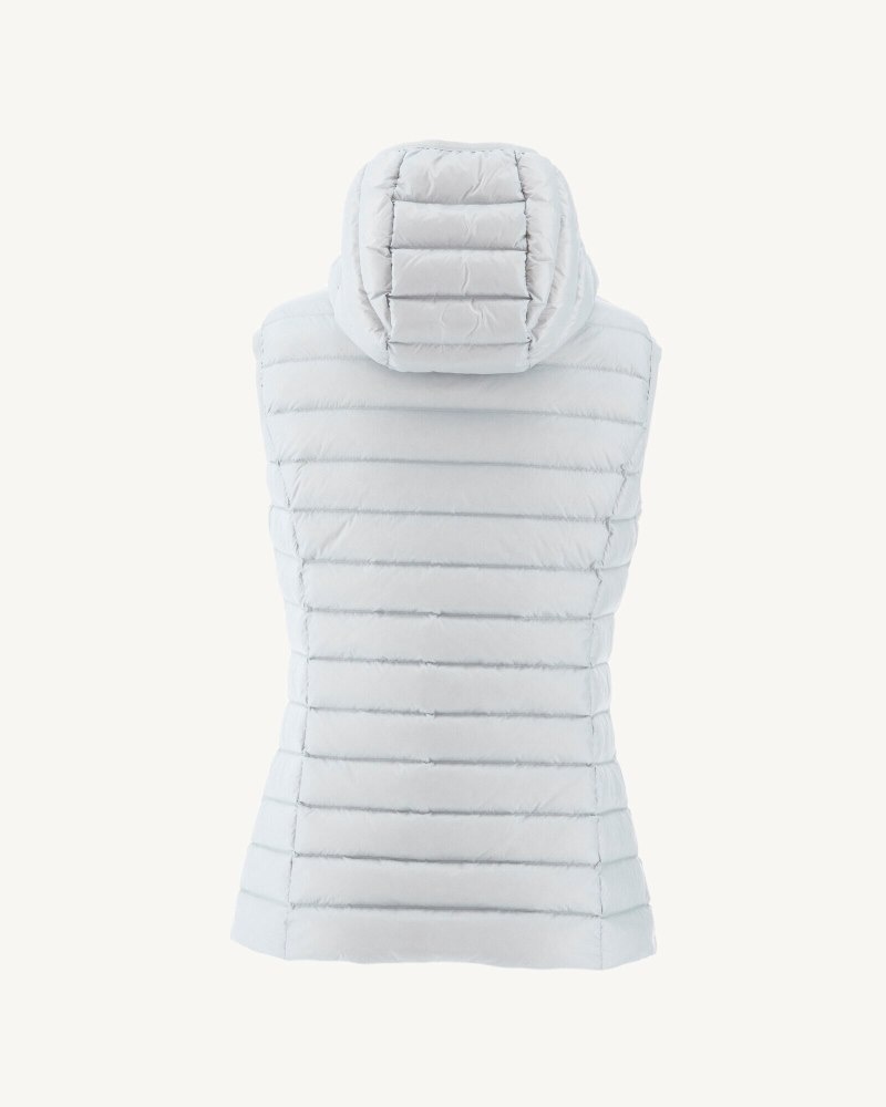 Light Grey JOTT Mali Lightweight Sleeveless Women's Padded Jackets | BPB-0987