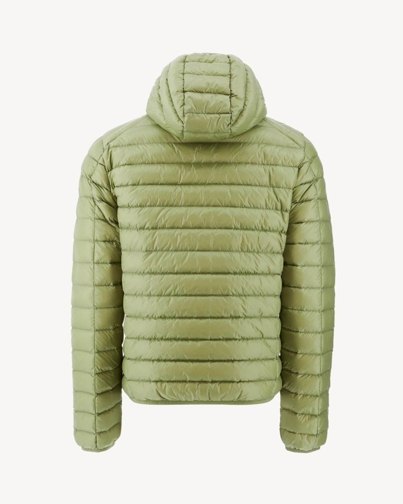 Light Khaki JOTT Nico Lightweight Hooded Men's Puffer Jackets | YDD-6328