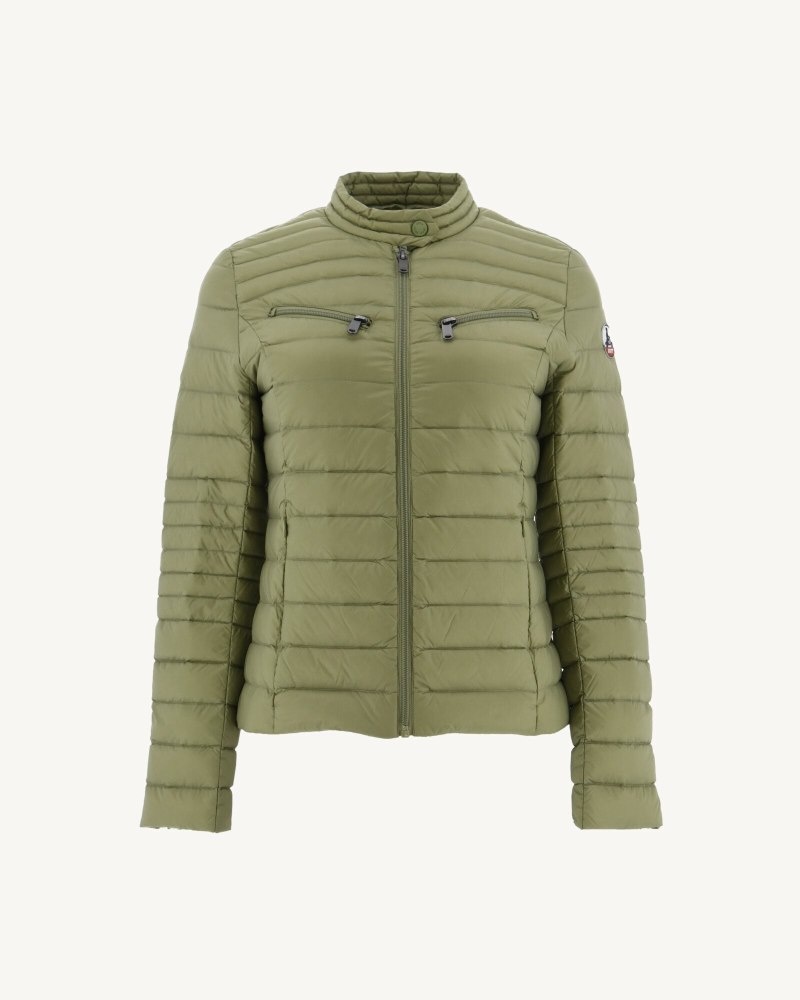 Light Khaki JOTT Nina Lightweight Women's Padded Jackets | WQK-2592