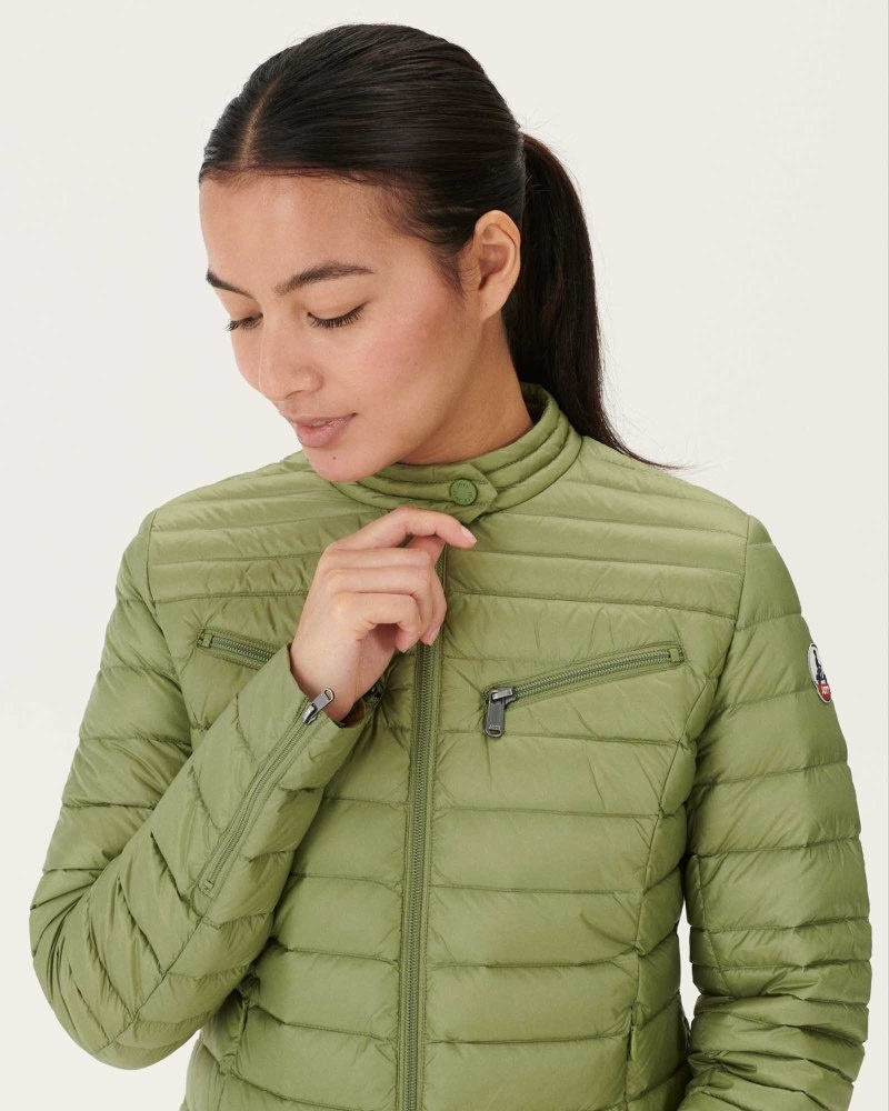 Light Khaki JOTT Nina Lightweight Women's Padded Jackets | WQK-2592