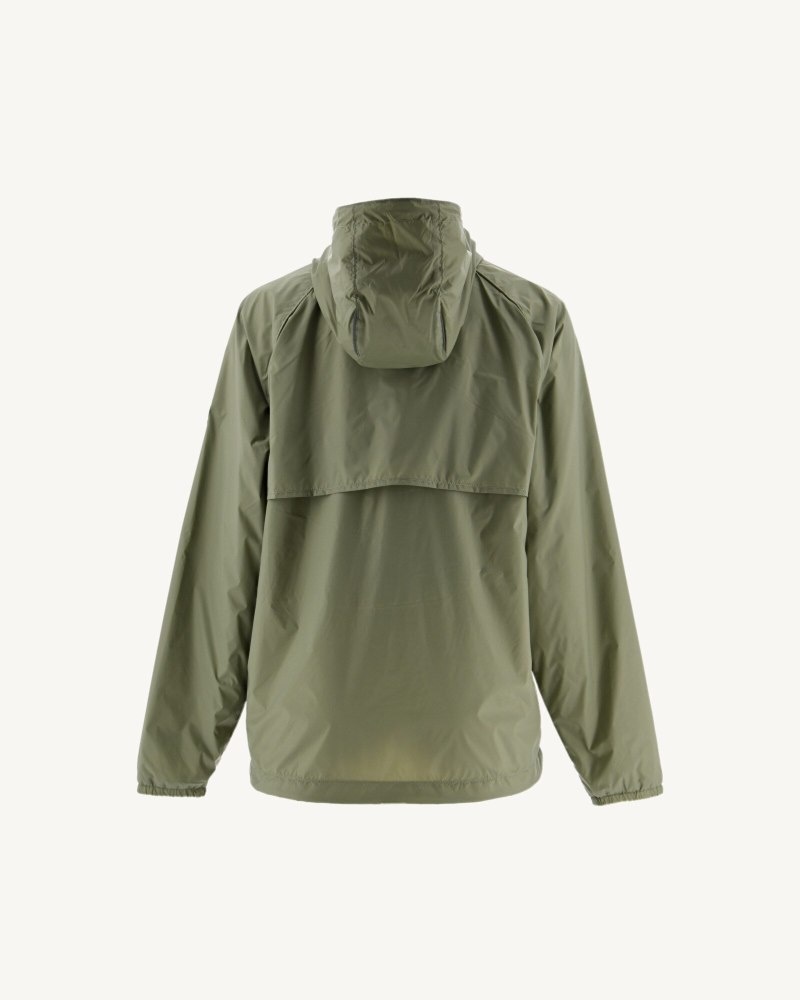 Light Khaki JOTT Scirocco Hooded Women's Windbreaker | IOF-7001