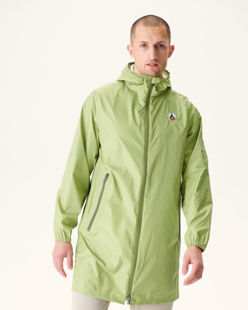 Light Khaki JOTT Stockholm Pocketable Men\'s Rain Coats | KKK-5366