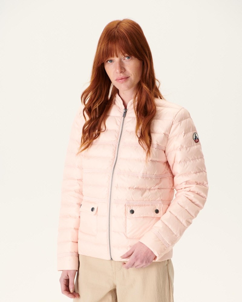 Light Pink JOTT Andorra Short Light Women\'s Jackets | FZH-6193