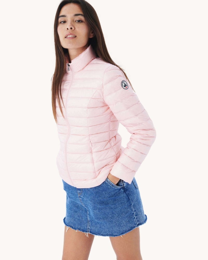 Light Pink JOTT Cha Lightweight Women\'s Down Jackets | UFG-6378