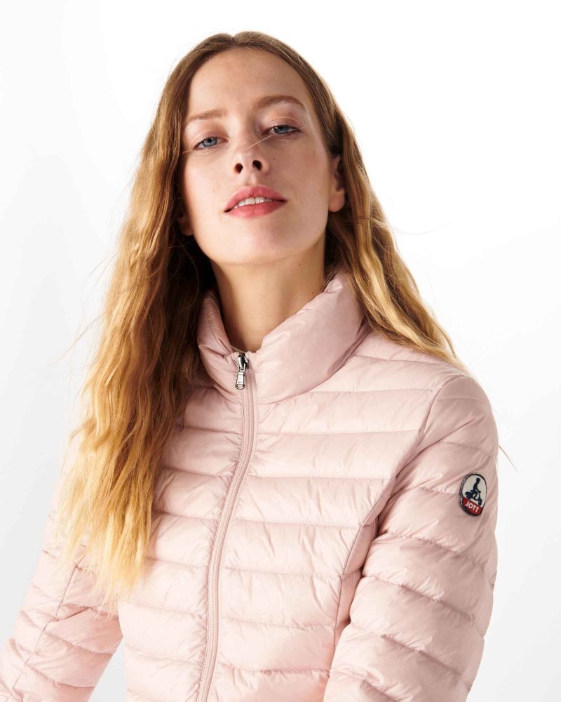 Light Pink JOTT Cha Women's Padded Jackets | AZE-7435