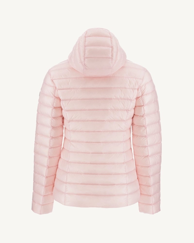 Light Pink JOTT Cloe Lightweight Hooded Women's Down Jackets | ZAI-3486