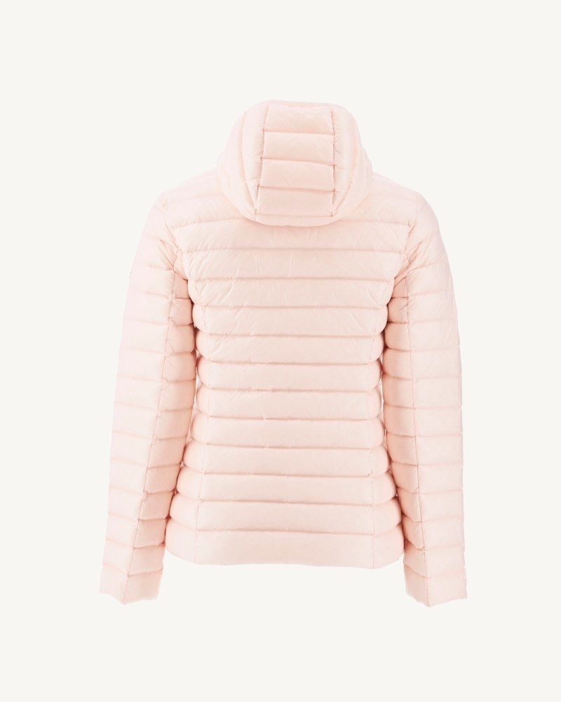 Light Pink JOTT Cloe Lightweight Hooded Women's Down Jackets | HIO-3042