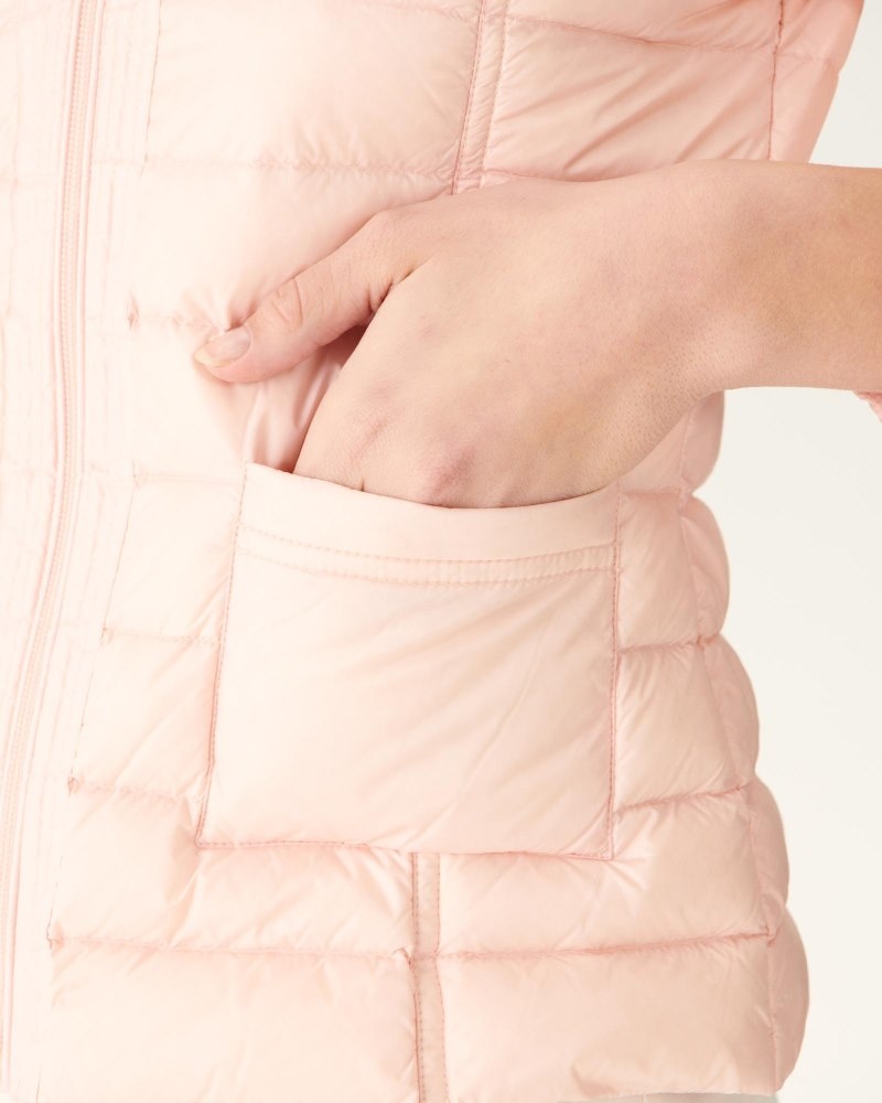 Light Pink JOTT Douda Lightweight Women's Down Jackets | NGS-0048