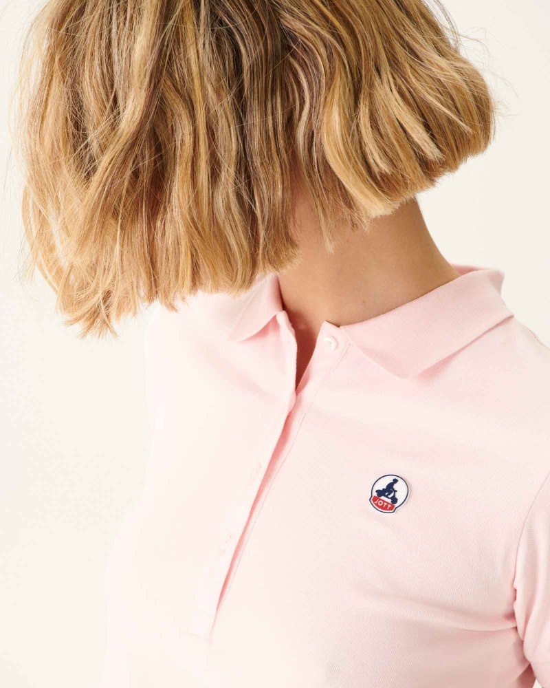 Light Pink JOTT Franca Women's Polo Shirts | VRN-1123