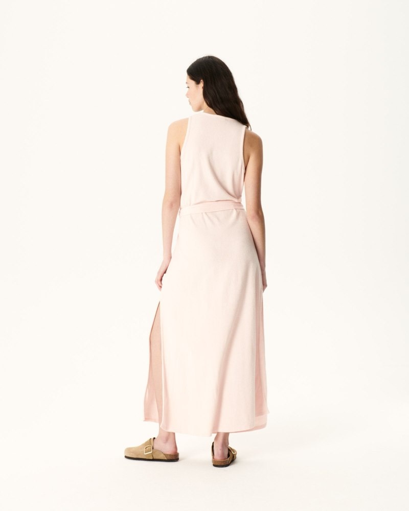 Light Pink JOTT Ibiza Long Belted Women's Dress | UDT-8050