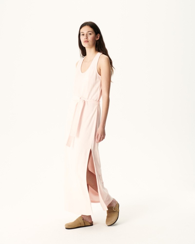 Light Pink JOTT Ibiza Long Belted Women's Dress | UDT-8050