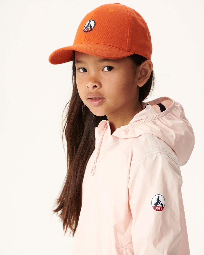 Light Pink JOTT Madeira Hooded Waterproof Kids' Jackets | FTT-6894