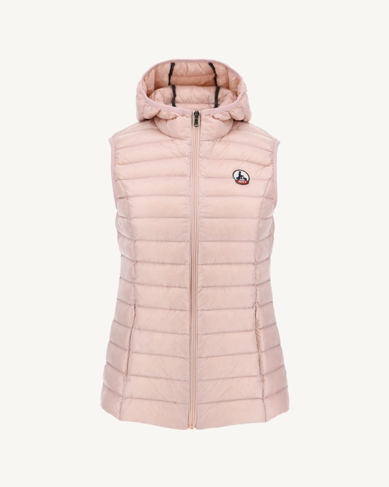 Light Pink JOTT Mali Light Sleeveless Women's Padded Jackets | FSX-0117