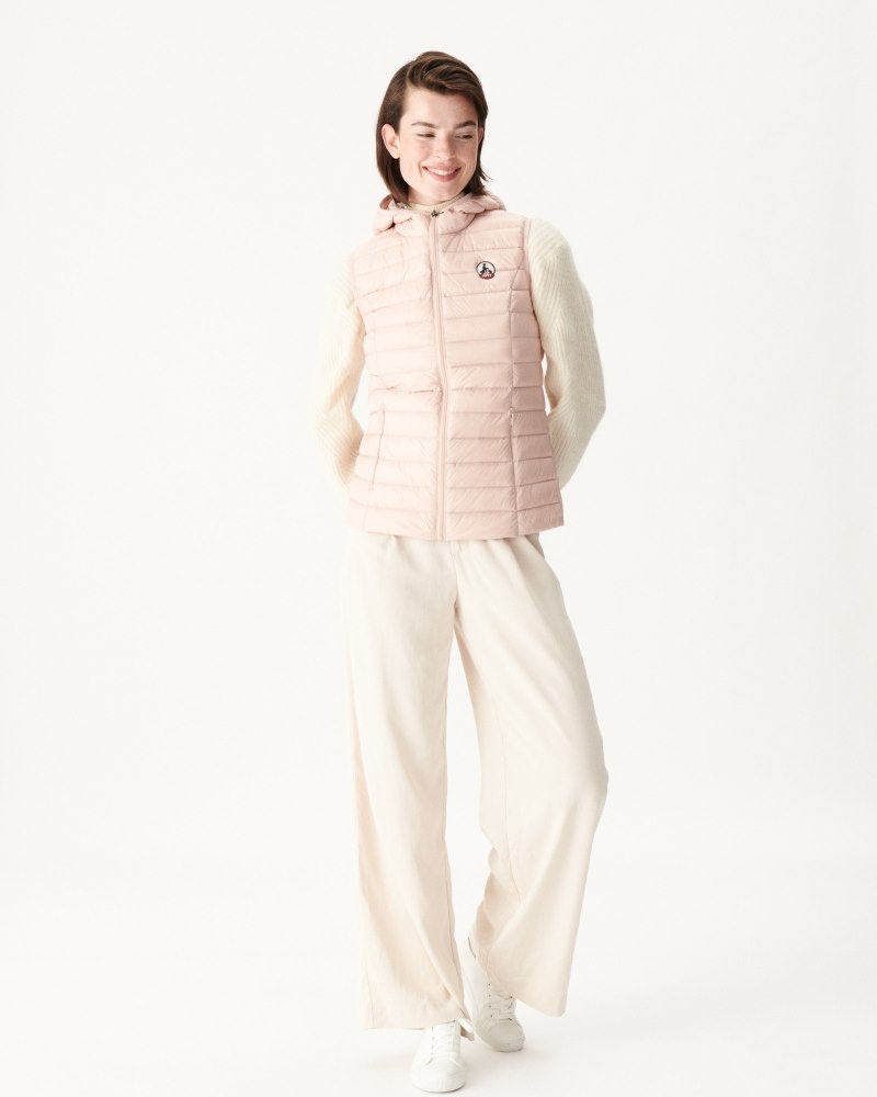 Light Pink JOTT Mali Light Sleeveless Women's Padded Jackets | FSX-0117