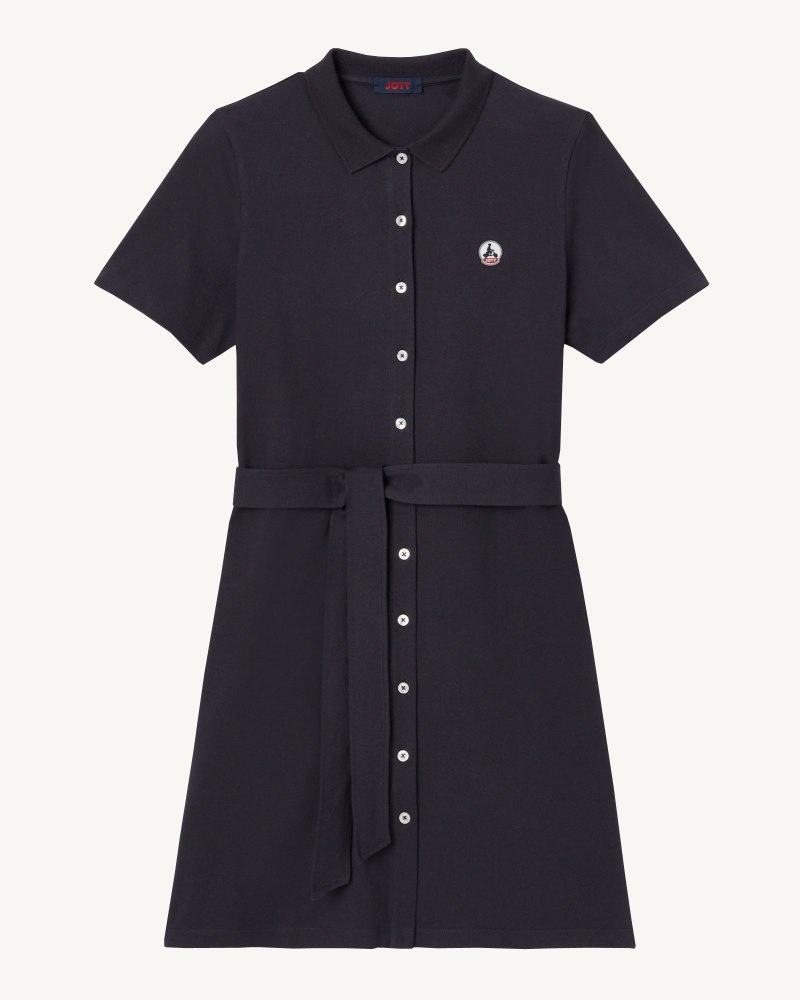 Light Pink JOTT Navy Valencia Polo Women's Dress | SBT-3081