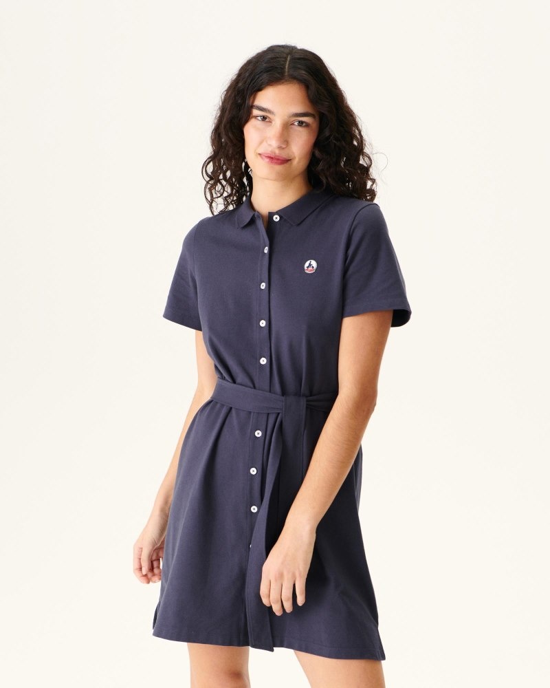 Light Pink JOTT Navy Valencia Polo Women\'s Dress | SBT-3081