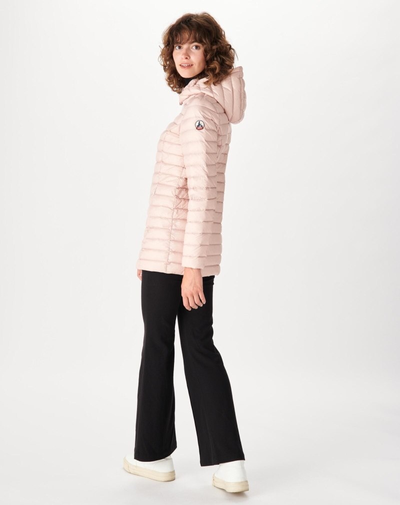 Light Pink JOTT Nour Hooded Women's Padded Jackets | APZ-5449