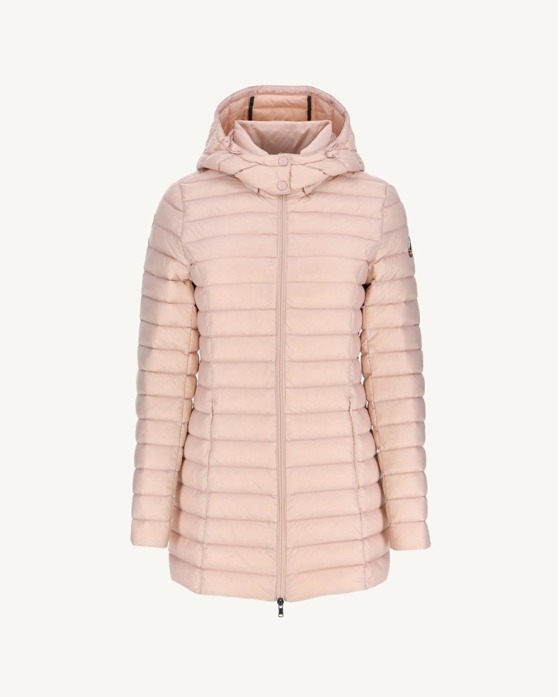 Light Pink JOTT Nour Hooded Women's Padded Jackets | APZ-5449