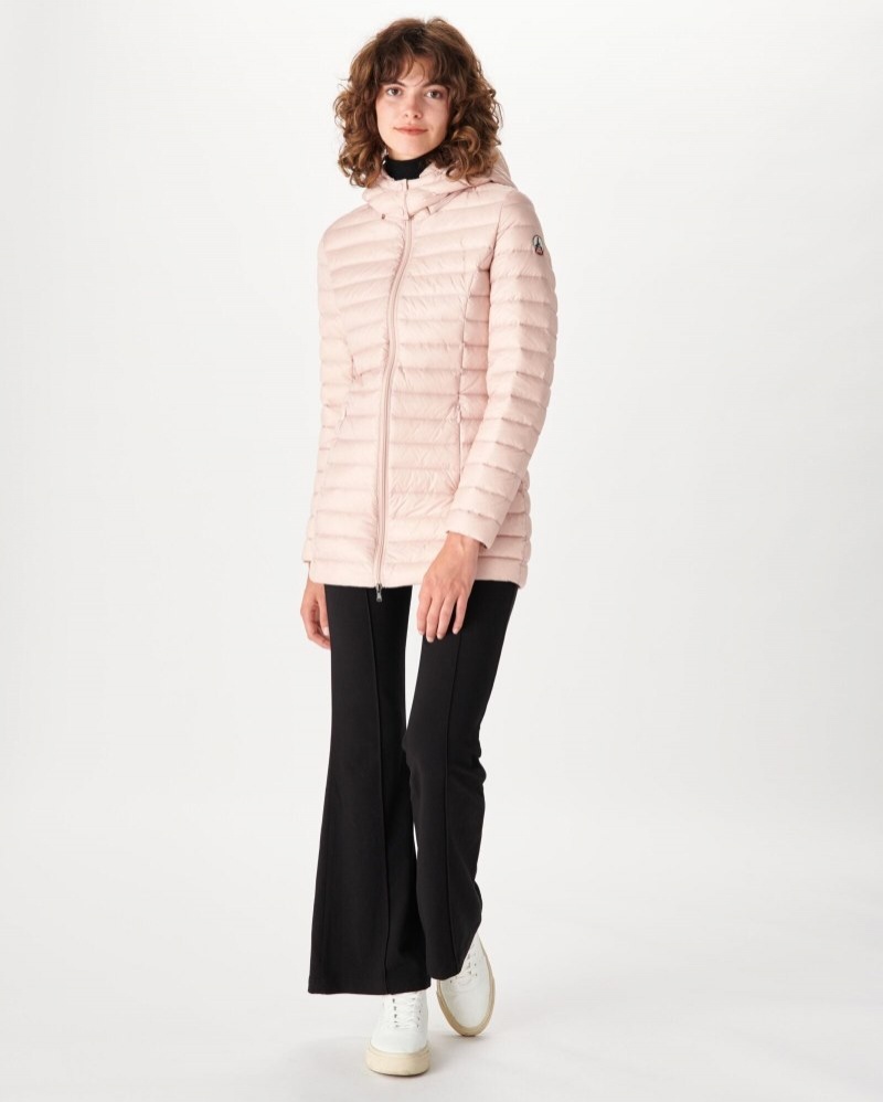 Light Pink JOTT Nour Hooded Women's Padded Jackets | APZ-5449