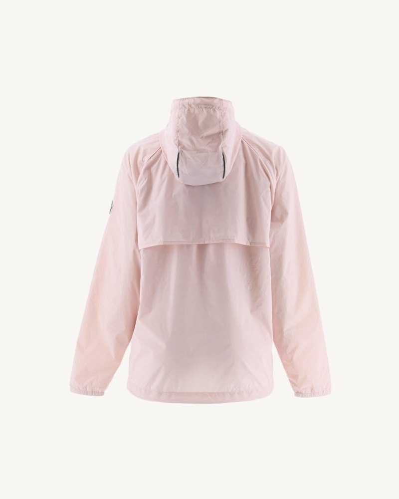 Light Pink JOTT Scirocco Hooded Women's Windbreaker | NJZ-4807