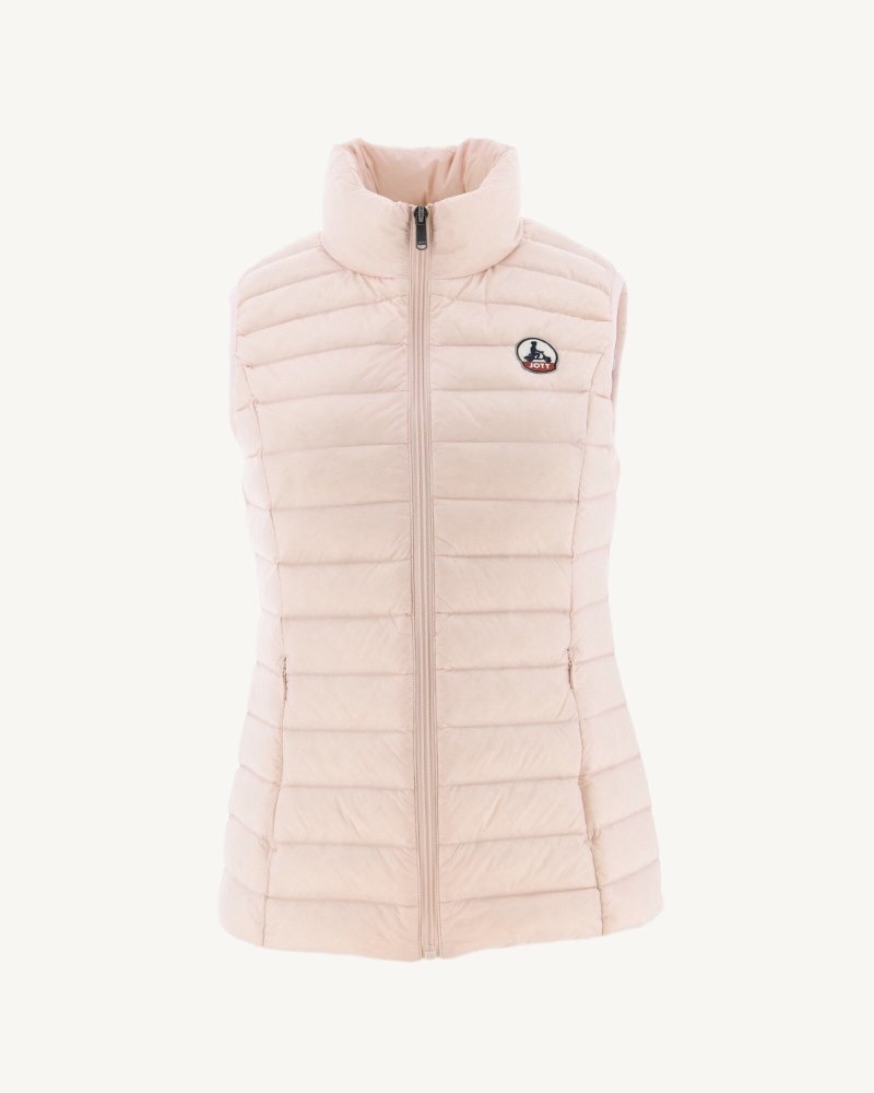 Light Pink JOTT Seda Sleeveless Women's Down Jackets | YPK-3760