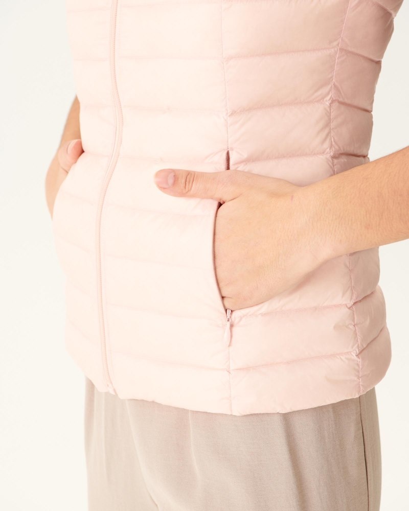 Light Pink JOTT Seda Sleeveless Women's Down Jackets | YPK-3760