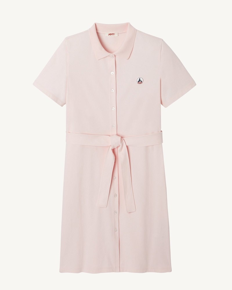 Light Pink JOTT Valencia Valencia Polo Women\'s Dress | ZNU-8471