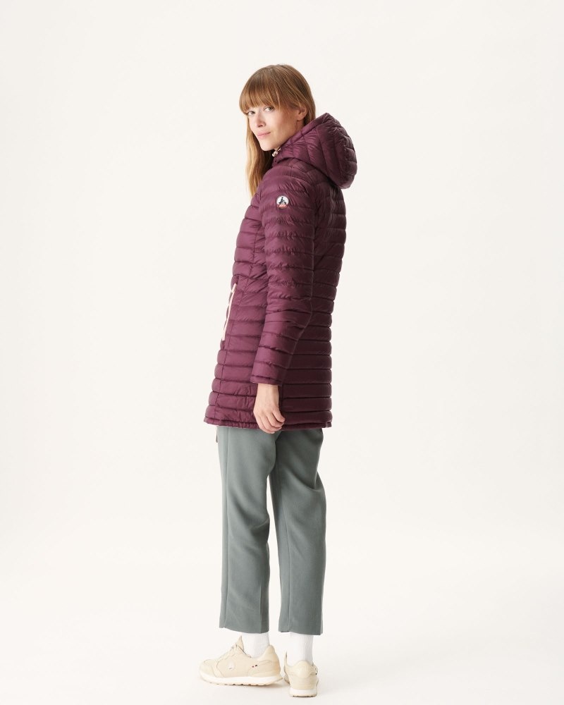 Light Pink / Purple JOTT Moscow Reversible Women's Down Jackets | FKS-4770