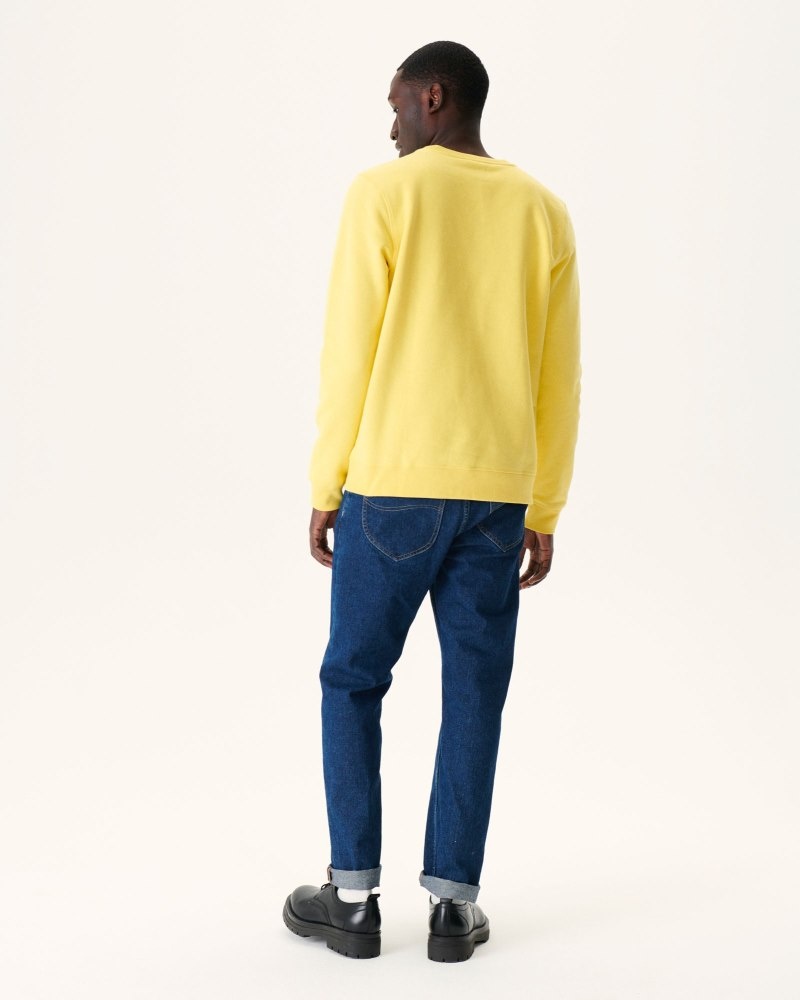 Light Yellow JOTT Braga Men's Sweatshirts | FOS-0005