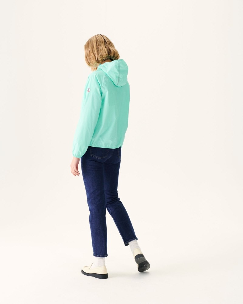 Mint JOTT Singapore Waterproof Hooded Women's Jackets | ZZQ-3367