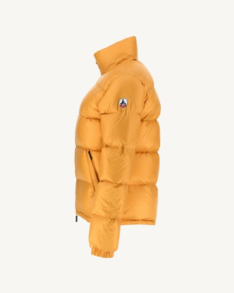 Mustard JOTT Cardiff Great Cold Quilted Women's Down Jackets | FFV-5404