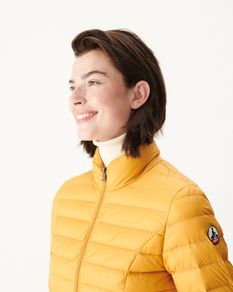 Mustard JOTT Cha Light Women's Padded Jackets | DWR-5216