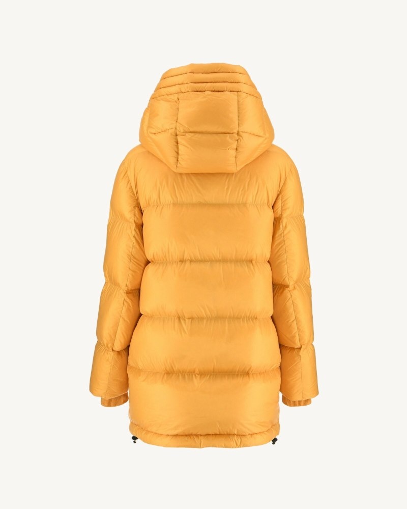 Mustard JOTT Delhi Hooded Women's Down Jackets | QED-8096